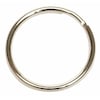 Zoro Select Split Key Ring, 1 in Ring Size, Nickel 1F098