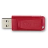 Verbatim Store 'n' Go USB Flash Drive, 64 GB, Red VER97005