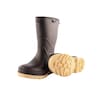 Tingley StormTracks Rain Boot, PVC, Youth, Black/Tan Size 02, PR 11714