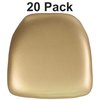 Flash Furniture Hard Gold Vinyl Chiavari Chair Cushion, PK20 20-BH-GOLD-HARD-VYL-GG