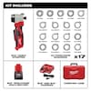 Milwaukee Tool M12 Cable Stripper Kit with 17 Cu THHN / XHHW Bushings 2435CU-21S