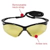 Kleenguard Safety Glasses, Amber Scratch-Resistant 25659