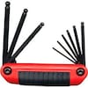 Eklind 9 Piece SAE Fold-Up Hex Key Set, 25919 25919