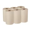 Georgia-Pacific Pacific Blue Ultra Hardwound Paper Towels, 1 Ply, Continuous Roll Sheets, 500 ft, Brown, 6 PK 26611