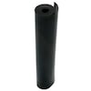 Rubber-Cal Neoprene Sheet - Adhesive-Backed - 0.125" Thick x 12" Width x 12" Length - 60A Durometer - Black 30-S60-125