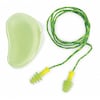 Honeywell Howard Leight Fusion Reusable Corded Ear Plugs, Flanged Shape, NRR 27 dB, Storage Case, M, Green, 100 Pairs FUS30S-HP
