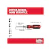 Milwaukee Tool 9-in-1 Square Drive Ratcheting Multi-bit Driver 48-22-2322