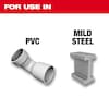 Milwaukee Tool Step Drill Bit Set, High Speed Steel, Black Oxide, 6-Piece 48-89-9224