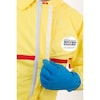 Chemsplash Hooded Chemical Resistant Coveralls, 4XL, 6 PK, Yellow, Non-Woven Laminate, Zipper 7019YT-4XL