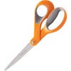 Fiskars Scissors, 8 In L, Orange/Gray, Right Hand 1069766