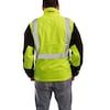 Tingley Phase 2 Hi-Vis Fleece Liner/Jacket, Lime/Black, 3XL J73022-3X