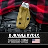 Clip & Carry Kydex Sheath for the Leatherman Skeletoo LSKEL-CF-BRN