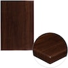Flash Furniture Walnut Resin Table Top, 30 x 45 TP-WAL-3045-GG