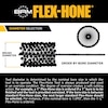 Flex-Hone Tool BC12M18 FLEX-HONE, 0.472" (12mm) bore, 8" OAL, 180 Grit, Silicon Carbide (SC) BC12M18