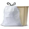 Glad 13 gal Trash Bags, 24 in x 27 1/2 in, Extra Heavy-Duty, 0.78 mil, White, 40 PK 78361