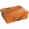 Pelican Case, 24-1/4 InLx19-7/16 Wx8-11/16 In, Or 1600-001-150