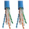 Tripp Lite Cat6 Cable, Bulk, Solid, PVC, Blue, 1000ft N222-01K-BL