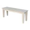 Panchina Stile Shaker SUPOOBE International Concepts – Legno Massello Da Assemblare - 3