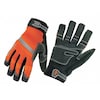 Ergodyne Cold Protection Gloves, M, Orange/Black, Spandex 876WP