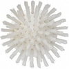 Vikan 3 3/4 in W Scrub Brush, Stiff, 3 in L Handle, 3 3/4 in L Brush, White, Plastic, 5 in L Overall 38855