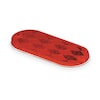 Grote Reflector, Stick-On, Red, Oval 41032