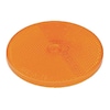 Grote Reflector, Screw-On, Yellow, Round, Dia 2 In 41013