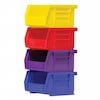 Akro-Mils Hang and Stack Bin, Purple, Industrial Grade Polymer, 10 lb. Load Capacity 30210PURPL