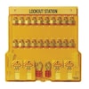 Master Lock Lockout Station, Unfilled, 15-1/2 In H 1483B