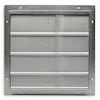 Dayton 12 in Backdraft Damper / Wall Shutter, 12-1/2 in x 12-1/2 in 2C518