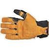Ironclad Performance Wear Mechanics Gloves, M, Tan, Leather/Ribbed Nylon/Spandex RWG2-03-M