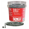 Senco Drywall Screw, #8 x 1-1/4 in, Steel, Flat Head Square Drive, 1000 PK 08T125W