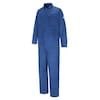 Vf Imagewear Flame Resistant Coverall, Blue, 100% Cotton CED2RB LN 42