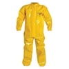 Dupont Collared Coverall, Elastic, Yellow, 5XL, PK2 BR125TYL5X000200