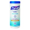 Purell Hand Sanitizer Wipes, White, Canister, Textured, Hand, 100 Wipes, 5-3/4 in x 7 in, citrus 9111-12