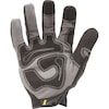 Ironclad Performance Wear Mechanics Gloves, M, Black, Ribbed Stretch Nylon GUG2-03-M