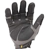 Ironclad Performance Wear Mechanics Gloves, 2XL, Black, Ribbed Stretch Nylon HUG2-06-XXL