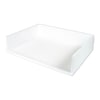 Victor Stacking Letter Tray, White W1154