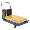 Vestil Scissor Lift Cart, 1000 lb. Cap, 24"W, 48"L CART-24-10-DC