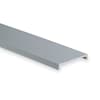 Panduit Wiring Duct Cover, Flush, PVC, 72 in L, 2-1/4 in W, Gray, Use With 2 in Wiring Duct C2LG6-F