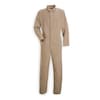 Vf Imagewear Flame Resistant Contractor Coverall, Khaki, Nomex(R), L CNC2TN LN 42