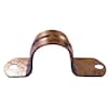 Zoro Select Two Hole Conduit Strap, Steel, PK200 3KF78