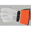 Condor Elec. Glove Protector, 10, Wht/Org/Grn, PR 3NEE4