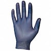 Zoro Select Disposable Gloves, Vinyl, Powder Free, Blue, S, 100 PK 516981