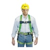Honeywell Miller Full Body Harness, Vest Style, L/XL, Polyester, Green P950QC-77/UGN