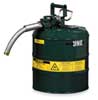 Justrite 2 1/2 gal Green Steel Type II Safety Can Oil 7225430