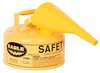 Eagle Mfg 1 gal. Yellow Galvanized steel Type I Safety Can for Diesel UI10FSY