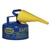 Eagle Mfg 1 gal. Yellow Galvanized steel Type I Safety Can for Diesel UI10FSY