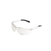 Mcr Safety BearKat Safety Glasses, BK1 Series, UV-AF Anti-Fog Coating, Wraparound, Frameless, Black, Clear Lens BK110AF