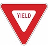 Lyle Yield Traffic Sign, 30 in H, 30 in W, Aluminum, Triangle, English, R1-2-30HA R1-2-30HA