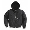 Carhartt Hooded Jacket, Insulated, Black, L J133 BLK REG LRG